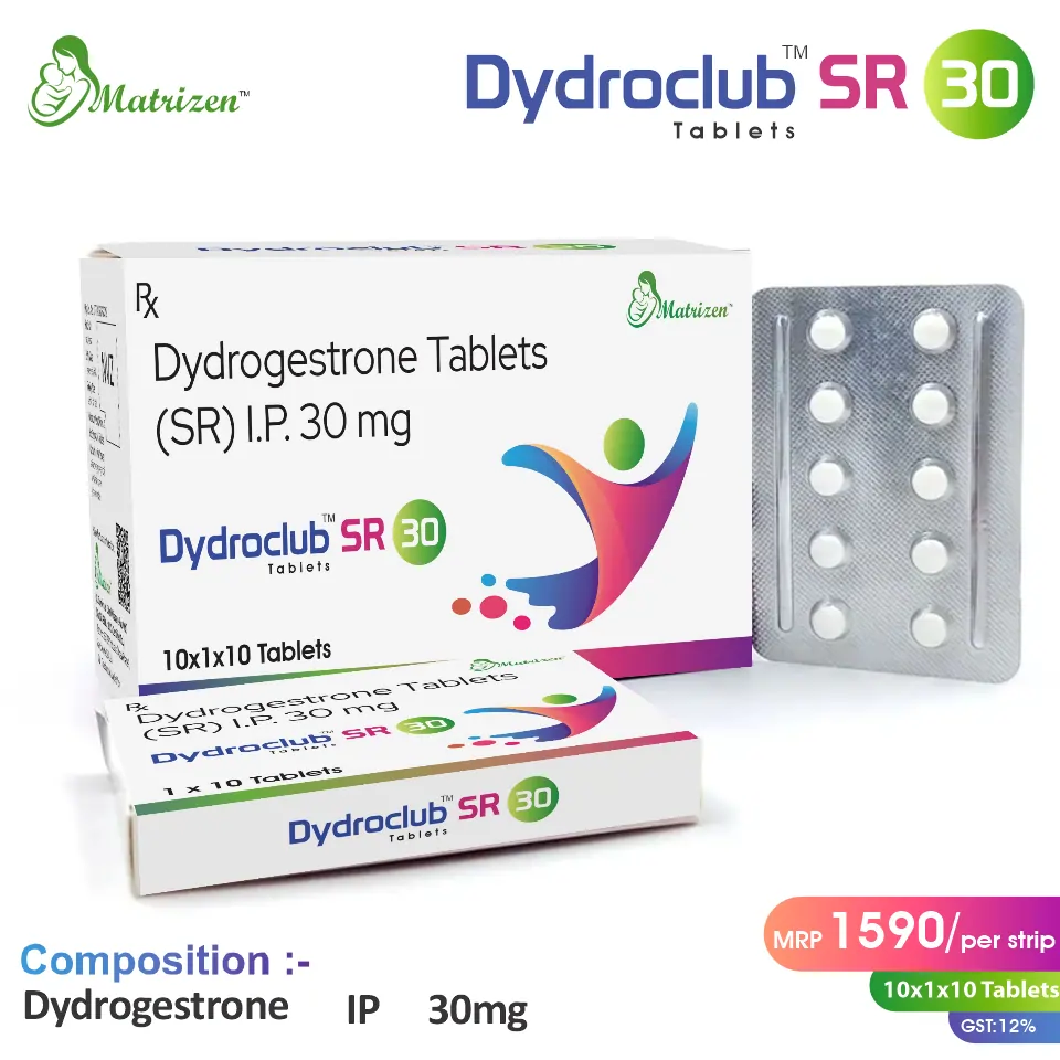 Dydrogesterone 30mg SR Tablet PCD Pharma Franchise